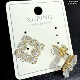 Сережки Xuping14К 10929 (1.9см)